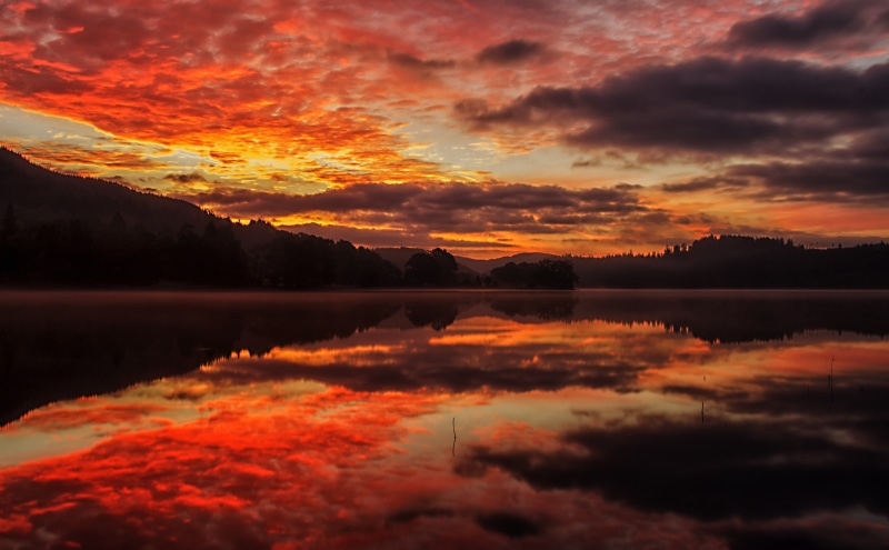 Landscape, no people, romantic sky, Scotland, astonishing, cloud - sky, body, Reflection, waterfront, tranquility, beauty in nature, sunset, stunning, hour