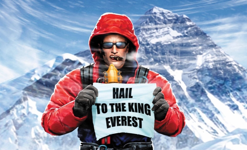 1080P, duke nukem forever, everest, video, men, adult, mountain, Mountains, s, hoodie, warm clothing, cold temperature, video game, holding, text, Other Games
