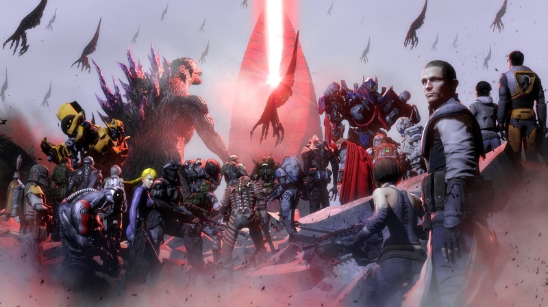 vanquish, optimus prime, final fantasy 13, isaac clarke, Trishka Novak, metroid prime, Halo, Mster Chief, Thor, legion, Alyx Vance, Godzilla, fan, Mass Effect