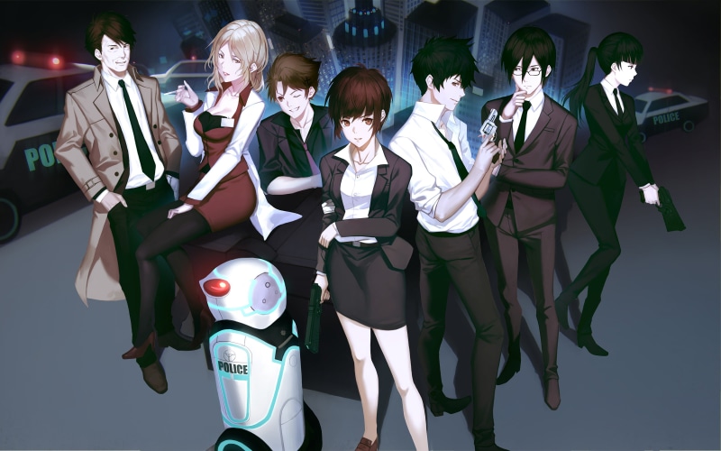 2K, Kougami Shinya, Tsunemori Akane, Psycho-Pass