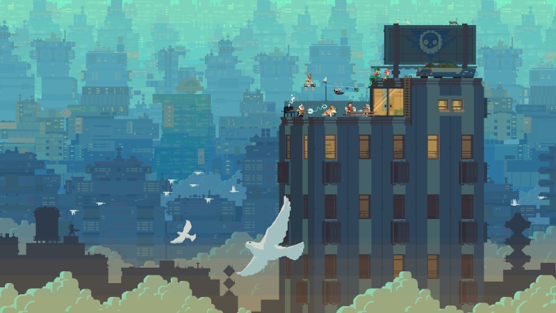 illustration, concrete, building exterior, nature, building, art, drawing, night, 1080P, backgrounds, architecture, skyscraper, outdoors, clip, composite image