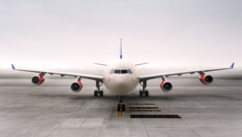 A340, Wings, air vehicle, business, mode of transportation, arrival, jet engine, travel, landing - touching down, Aviation, engine, commercial airplane