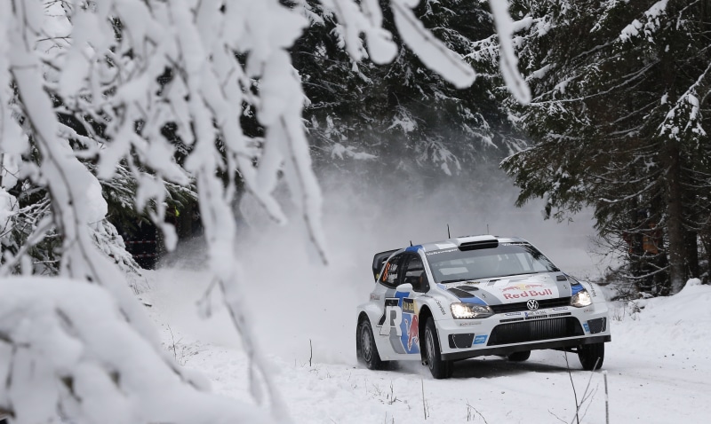 Volkswagen, Snow, Race, coupe, Winter, Rally, Polo, WRC, black, S. Ogier, Auto, 4K, white