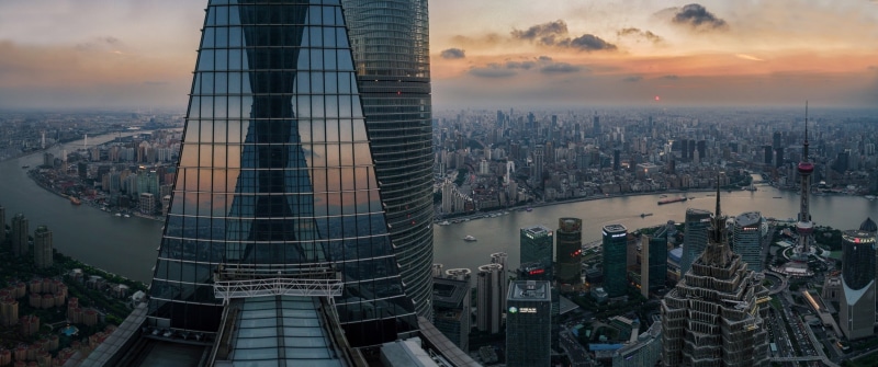 no people, building, aerial view, tall - high, cityscape, travel destinations, building exterior, panorama, high, photography, built structure, outdoors
