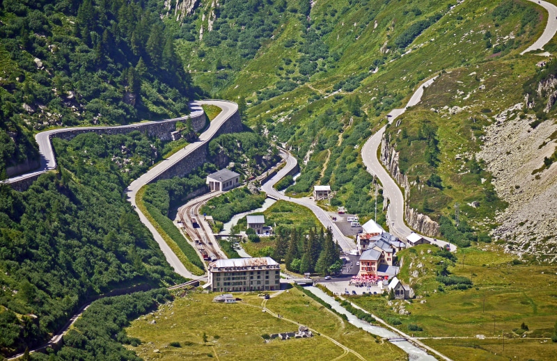 no people, nature, tree, plant, grimsel, furka, hub, travel, furka pass, scenics - nature, valley road, gletsch, high mountains, outdoors, valais, mountain