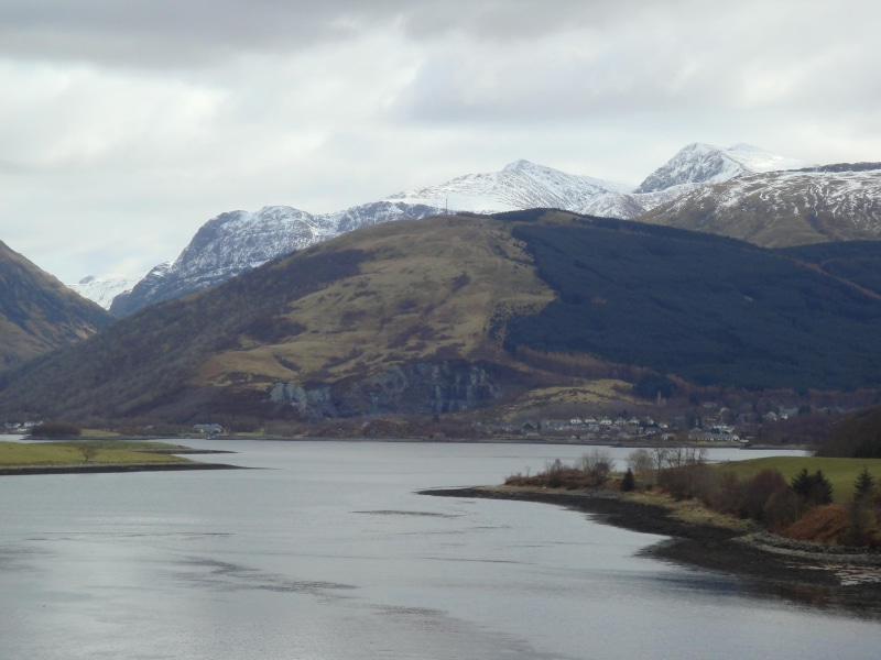 3d and abstract, snow, glencoe, loch leven, scotland, pine plantation, highlands, 1080P