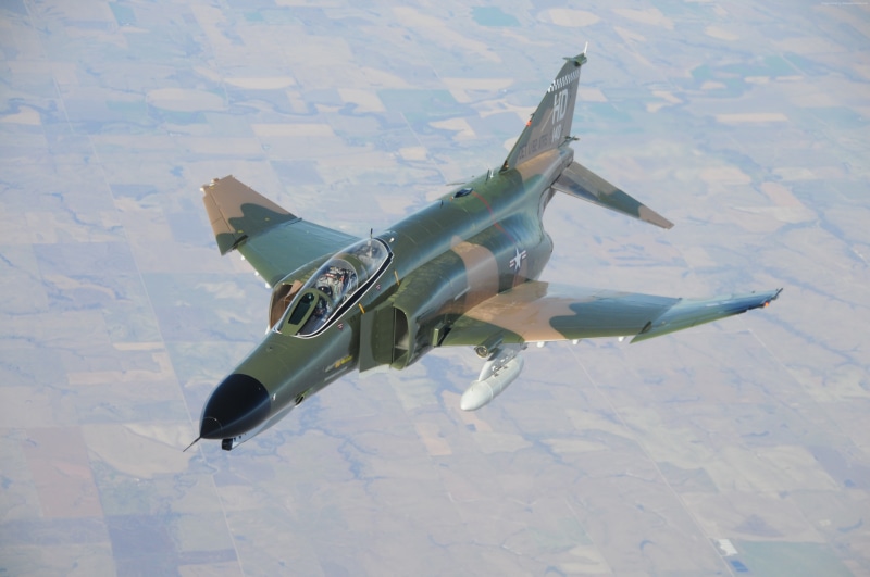 fighter, McDonnell Douglas F-4 Phantom II, Phantom 2, 4K, F 4, US Air Force, fighter-bomber