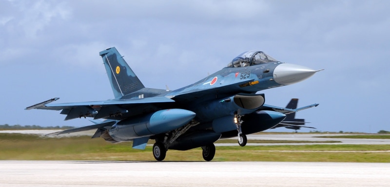 airplane, army, air force, explosive, air vehicle, warplanes, speed, cockpit, 1080P, Mitsubishi F-2, airport, flying, fighter plane, on the move, plane