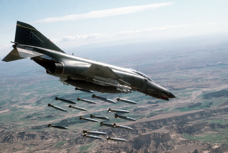 McDonnell Douglas F-4 Phantom II, US Air Force, fighter-bomber, Phantom 2, F 4, 2K, fighter