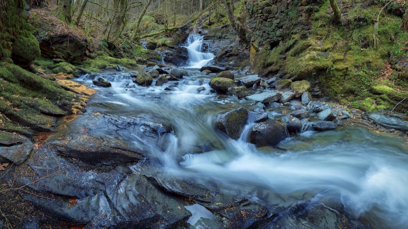 8k uhd, waterfall, creek, kirkton burn, united kingdom, balquhidder, 8K, landscape, lochearnhead, stream, scotland, rapid, stream bed, body of water