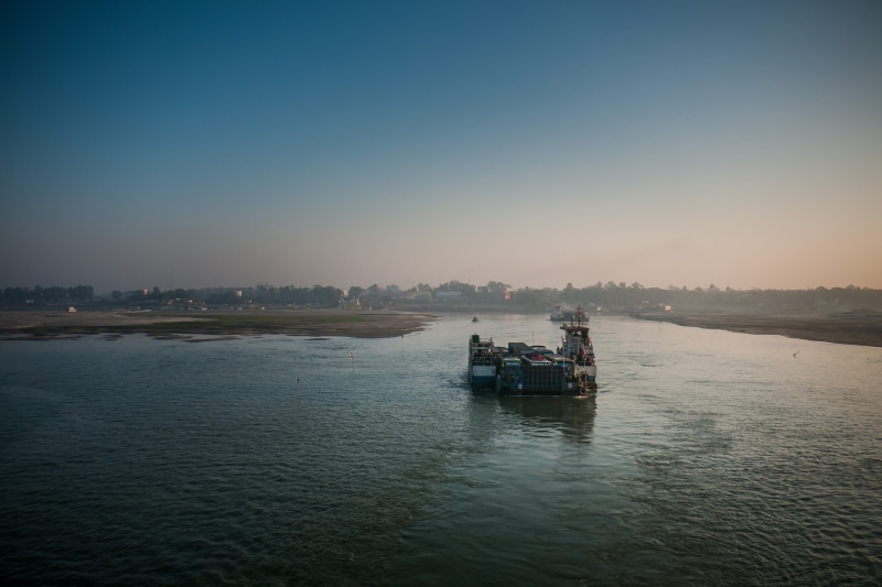outdoor, copy space, craft, no people, tourism, nature, summer, asia, boat, scenics - nature, 4K, mode of transportation, green, bangladesh, scenery, scenic