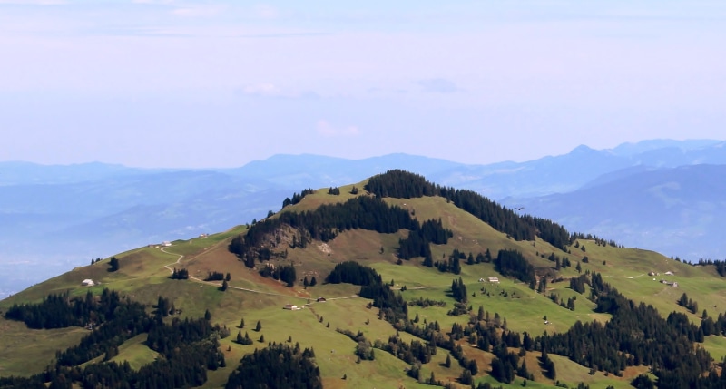 Mountains, Swiss Alps, appenzell, forests, tranquility, scenics, scenics - nature, green color, tranquil scene, field, land, beauty in nature, mountain peak