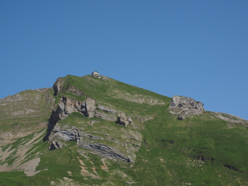 nature, idyllic, copy space, clear sky, sky, no people, land, 4K, ebenalp, hut, inn, rock, schäfler, tranquil scene, mountains, blue, inn schäfler, environment