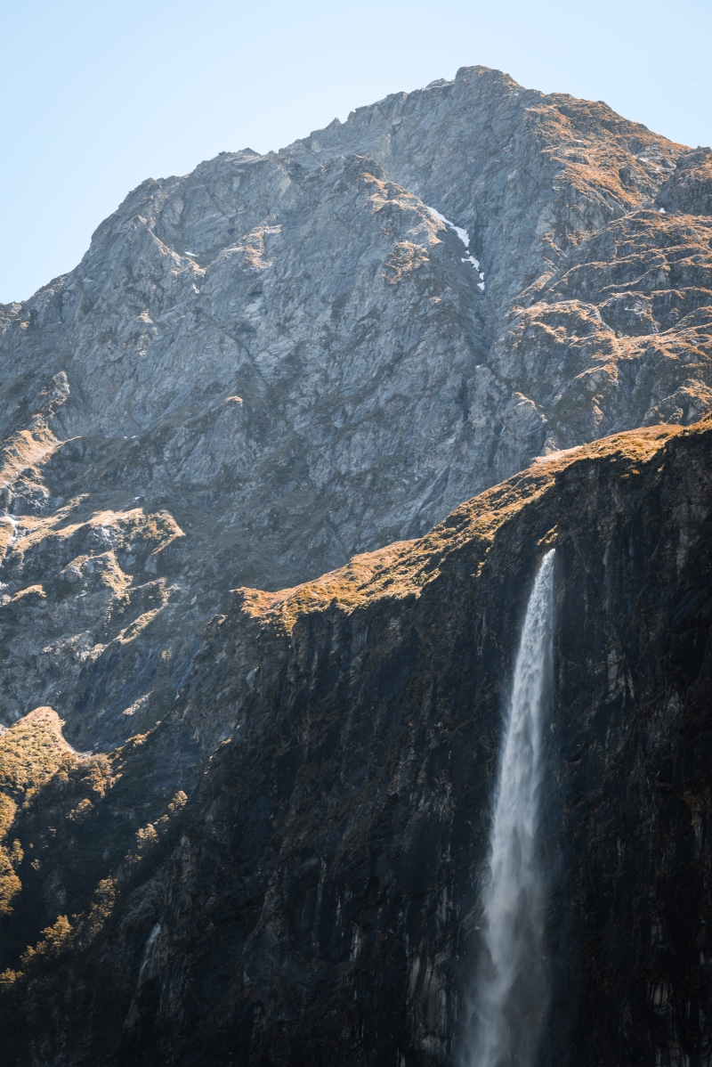 landscape, beauty in nature, rock formation, glacier, remote, rocky mountain, gray, sky, water, ice, sunset, front, motion, power in nature, non-urban scene