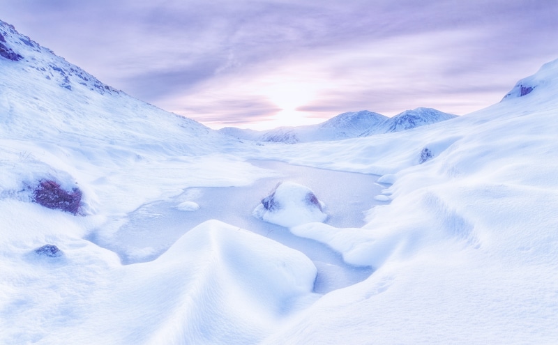 sky, mountain peak, Beautiful, tranquil scene, non-urban scene, Christmas, unitedkingdom, Nature, Snow, Lochan, Snowy, powder snow, Weather, Picturesque