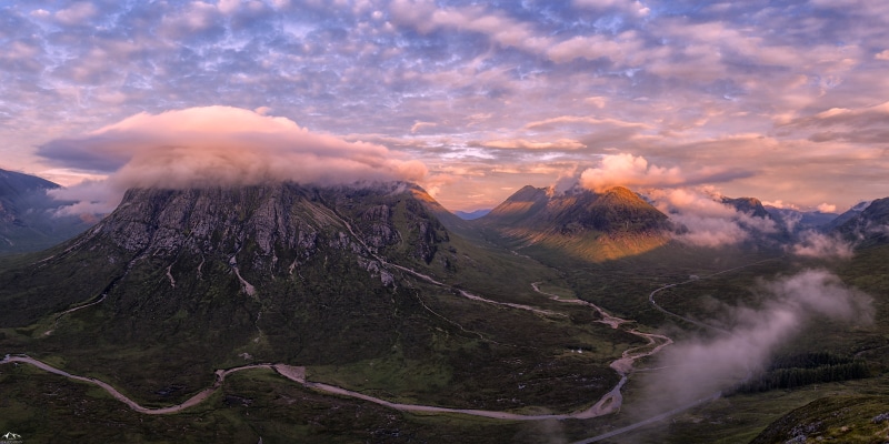 nature, USM, Scotland, Buachaille Etive Beag, West Highlands, mountain, scenics, outdoors, Glencoe, 5K, 35mm, Mountains, Sunrise, timelapse photography