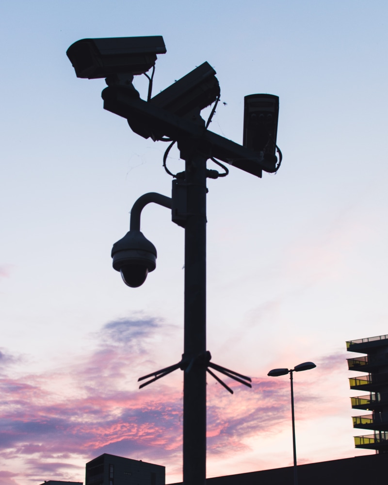 close-up, pole, protection, lantern, security camera, equipment, safety, streetlight, lamp, security system, safe, 4K, lamppost, built structure, low angle view