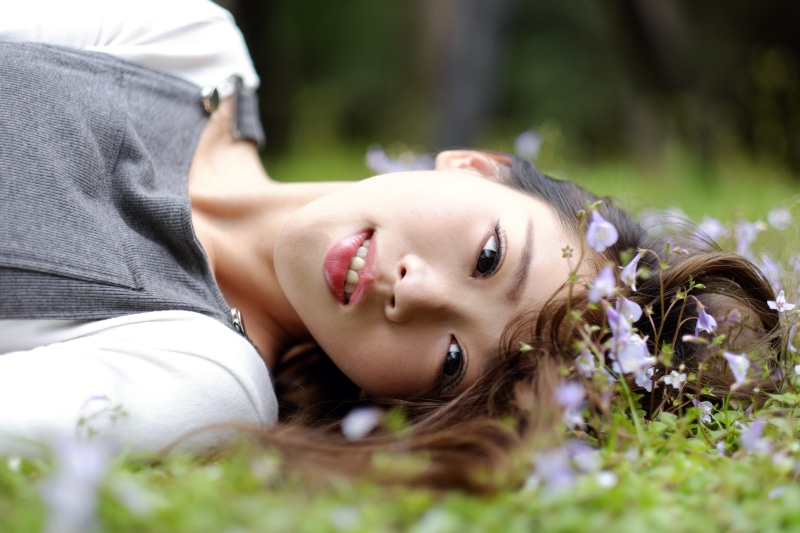 lying Down, gray, outdoors, summer, adult, FUJINON XF 56mm F1.2 R, one Person, portrait, happiness, boat, woman, nature, caucasian Ethnicity, smiling, young Adult