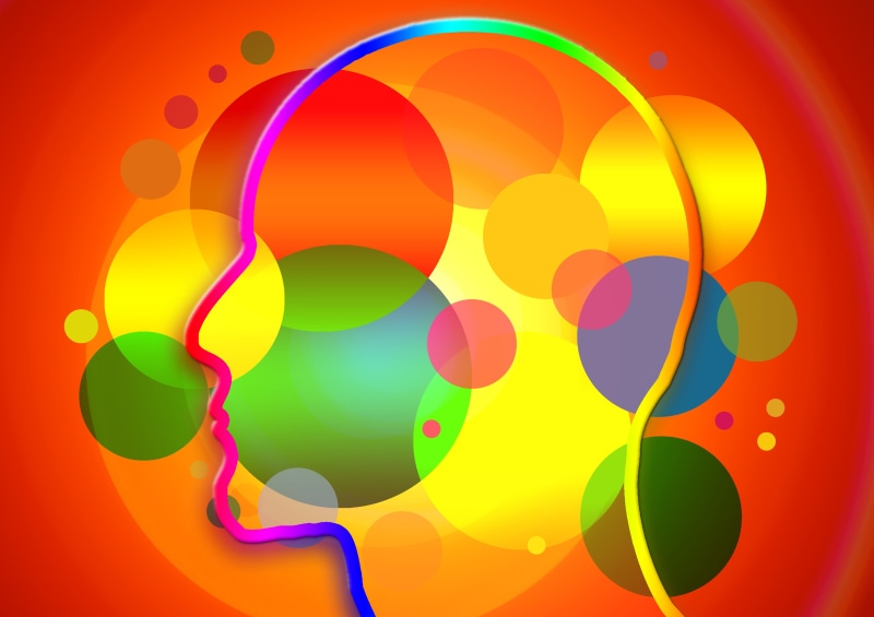 color gradient, abstract, art and craft, psychedelic, self, mask, silhouette, paint, illustration, sensitivity, friendliness, colored background, resonance