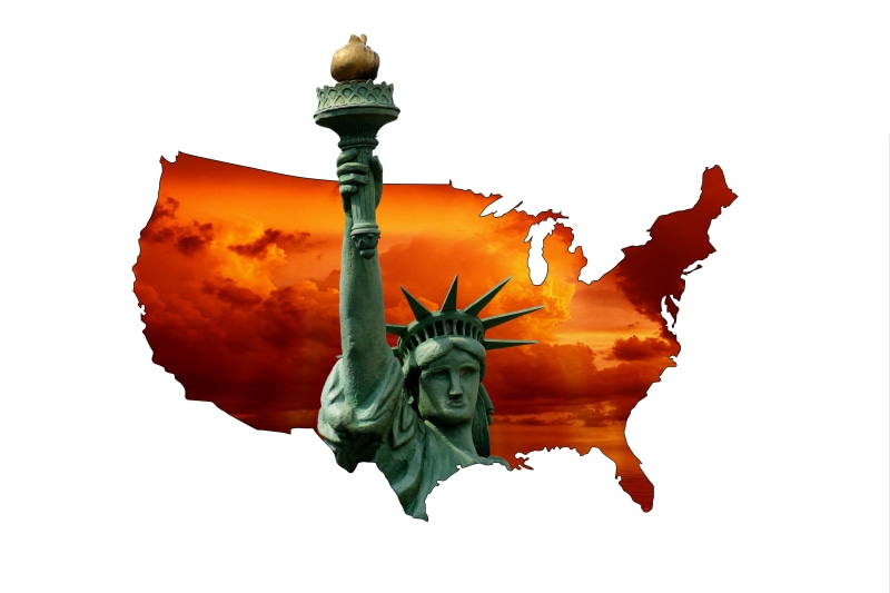statue of liberty, female likeness, clear sky, craft, outline, nature, contour, cut out, outdoors, map, water, statue, history, architecture, copy space