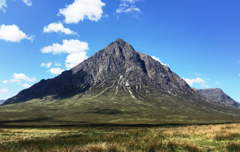 non-urban scene, scenic, grass, scenics, Glencoe, tranquil scene, rock, beauty in nature, day, sky, highland, mountain range, 4K, cloud - sky, formation