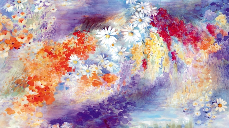 colorful, painting, 4K, artwork, flowery, art