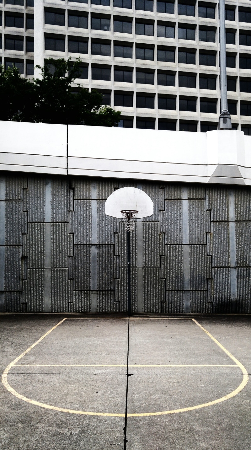 sports backgrounds, lighting equipment, iphone backgrounds, black, iphone, gray, built structure, basketball, empty, sports, 2K
