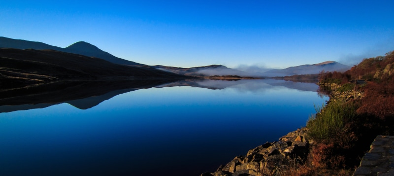 body, water, nature, water  sky, blue, green mountain, Reflection, Lochs, outdoors, green, scenics, Scotland, Torridon, sky, front, 4K, body of water