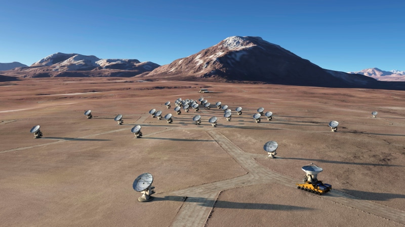 Atacama, antenna, highland, 5000M, Chile, height, mountains, landscape, Observatory, my planet, ., locators, view, plateau, radio telescopes, panoramic