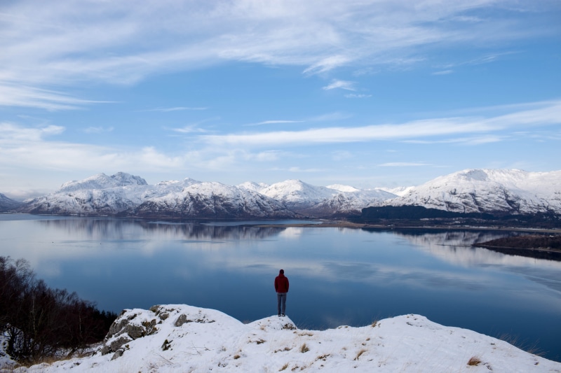 mountain, snowcapped mountain, non-urban scene, water, loch, 5K, sky, scotland, looking at view, united kingdom, lake, nature, north ballachulish, standing