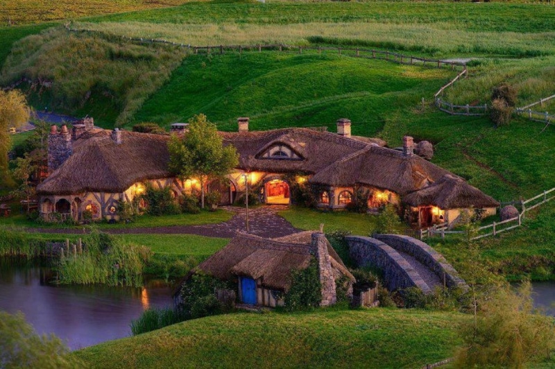 zealand, hobbiton, house, new, 720P