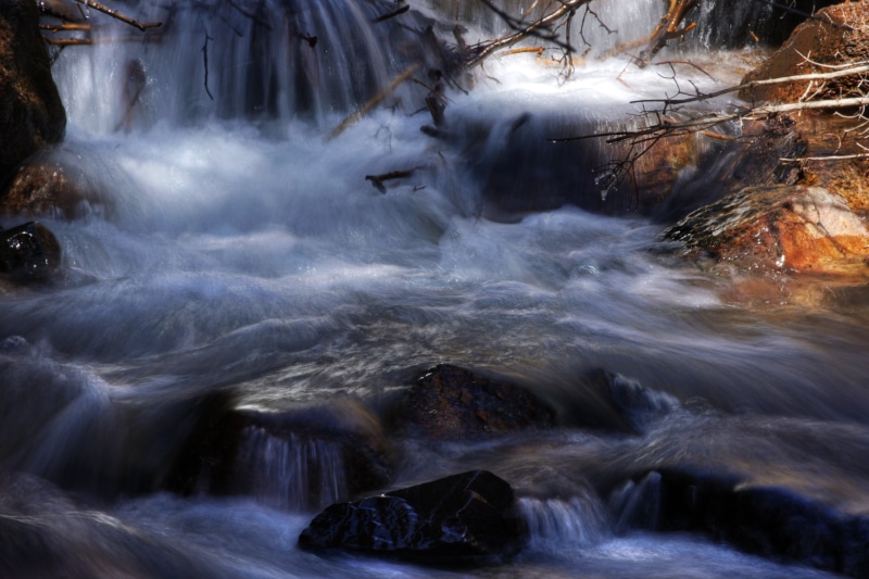 beauty In Nature, time, day, rock - Object, flowing, outdoors, Colorado Springs  Colorado, waterfall, river, landscape, long Exposure, MG, scenics, photography