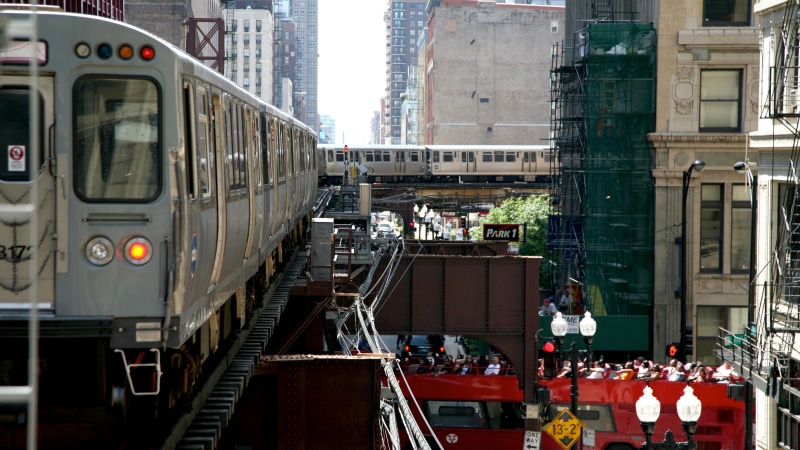 elevated, united states, cta, america, city, lrt, public transport, urban, chicago, illinois, skyscraper, lsystem, downtown, railway, rapid transit, metropolitan