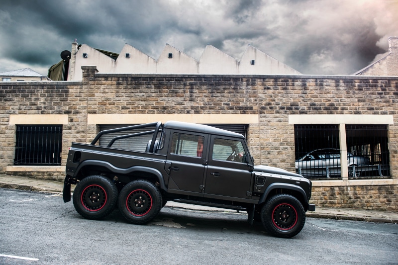 Pickup, Double Cab, Project Kahn Flying Huntsman 110 6x6, 4K, black
