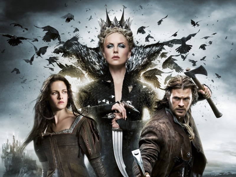 1080P, Movie, Snow, White, poster, HD, Huntsman