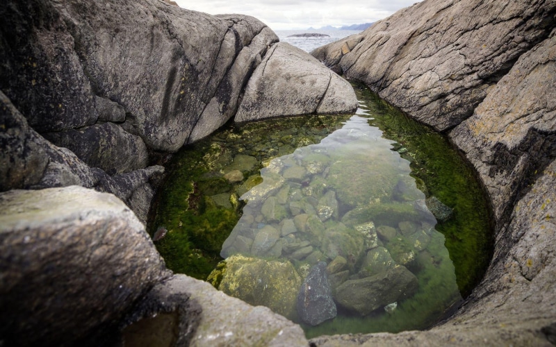 environment, solid, high angle view, puddle, nature, hot, scenics - nature, beauty in nature, idyllic, no people, outdoors, reflection, rock, landscape