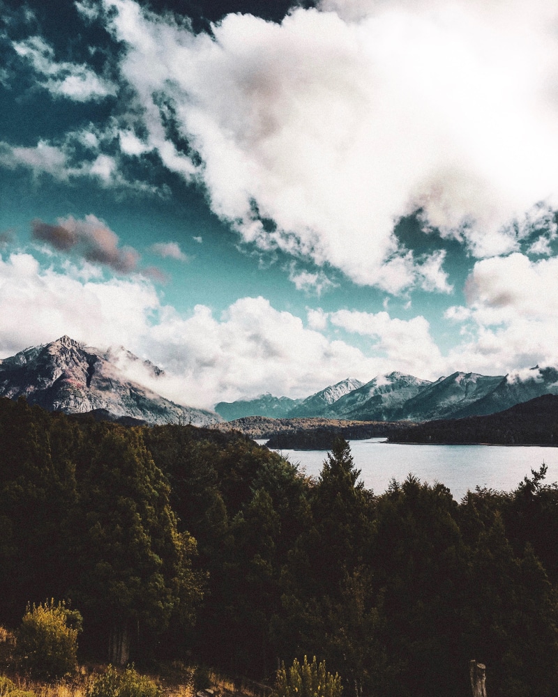 non-urban scene, tranquility, environment, snow, fog, landscape, plant, tranquil scene, cloud - sky, no people, beauty in nature, mountain, san carlos de bariloche