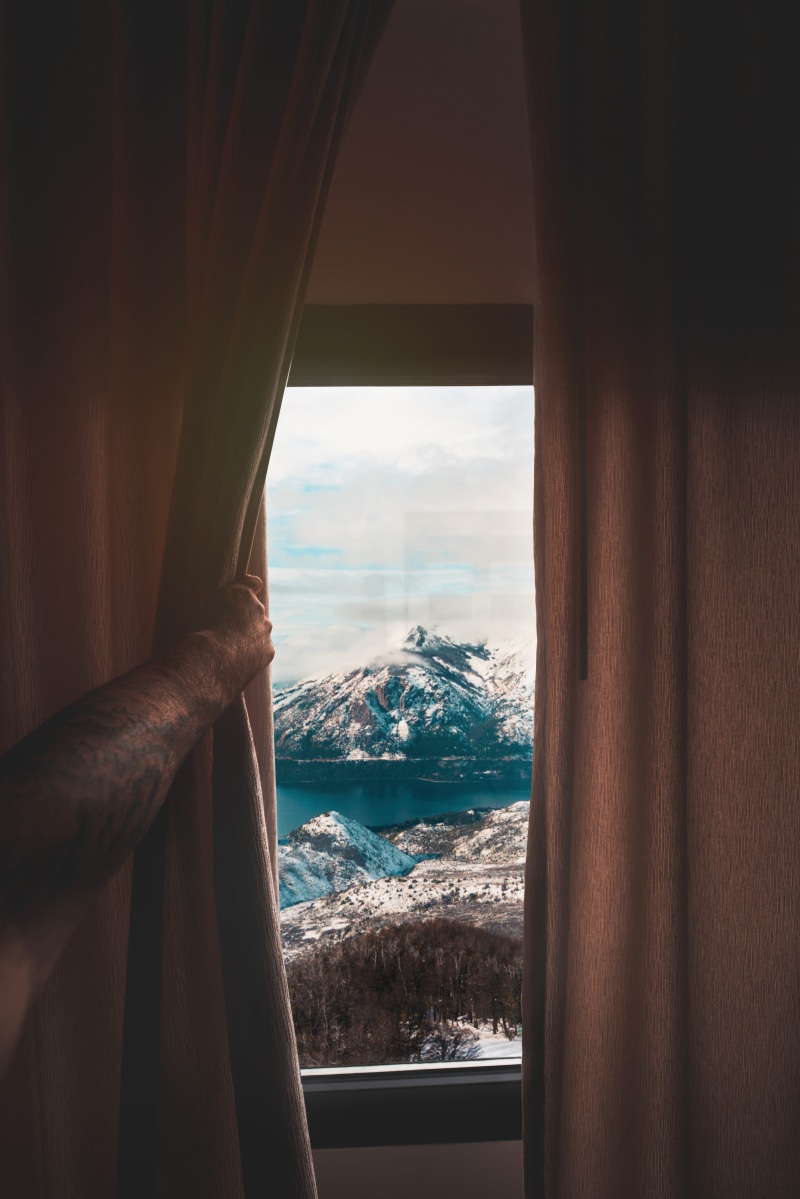 mountain, 5K, patagonia, architecture, mode of transportation, view, san carlos de bariloche, sky, moody, day, nature, cloud - sky, transportation, winter