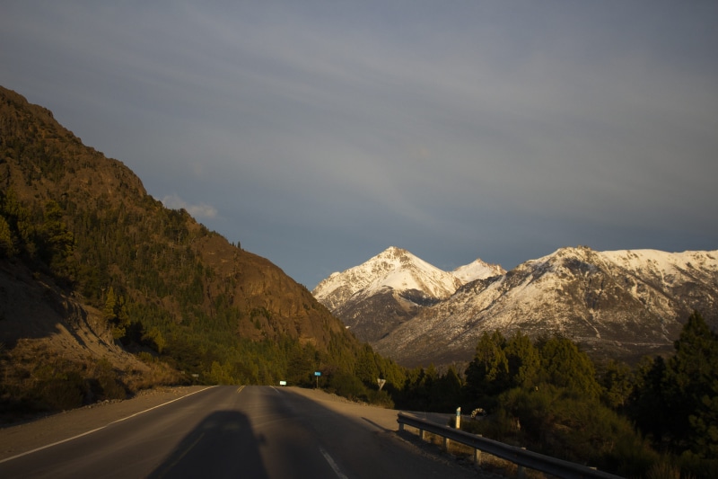 mountain, patagonia, diminishing perspective, direction, road, tranquil scene, sky, mountain range, beauty in nature, argentina, no people, dividing line