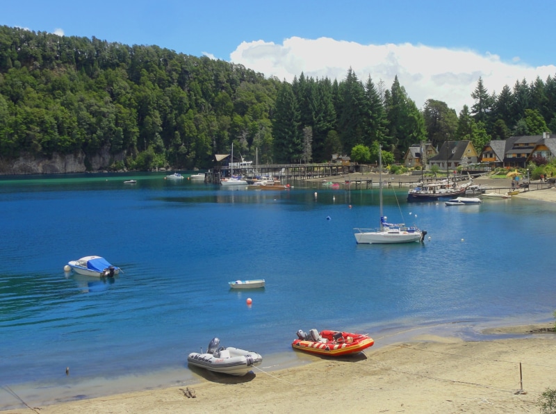 travel, sailboat, fishing boat, mode of transportation, argentina, bariloche, sky, photography, moored, plant, neuquen, nature, huapi, outdoors, sea, tranquility