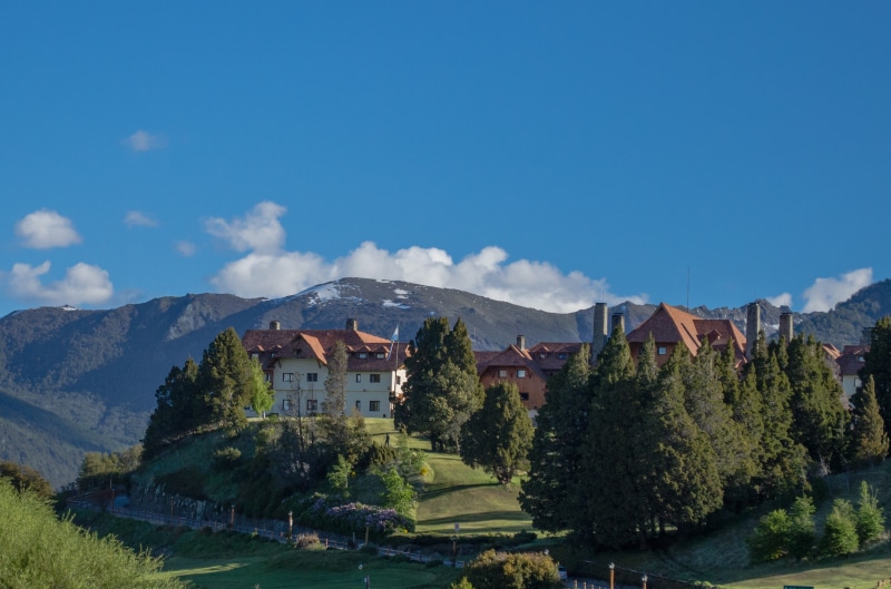 landscape, clouds, outdoors, llao llao, residential district, mountain, architecture, nature, house, mountain range, building exterior, cloud - sky, sky