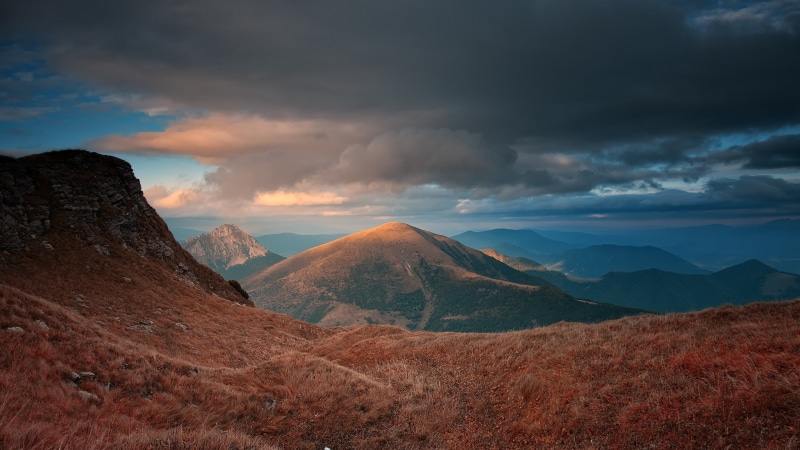 sky, cloudy, wilderness, ukraine, highland, carpathian mountains, transcarpathia, 4K, mountain