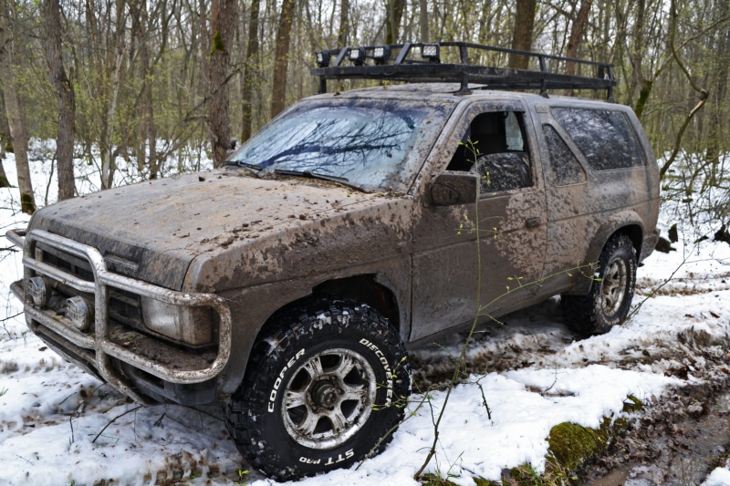 day, abandoned, no people, deterioration, transportation, suv, drive, mode of transportation, mud, outdoors, 4wd, auto, dirt, jeep, obsolete, field, 4K