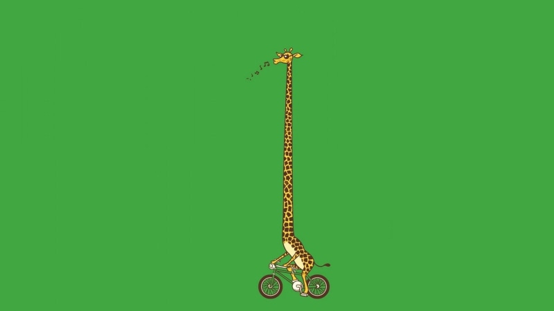 day, giraffes, animal, retro styled, indoors, copy space, machinery, electric lamp, single object, cut out, green color, metal, animal themes, green background