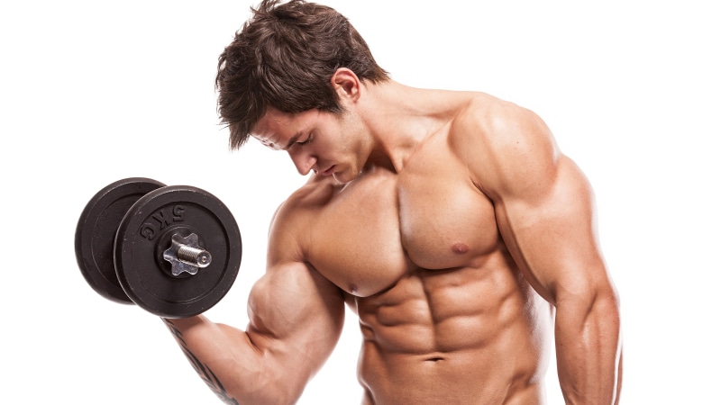 Exercise, Male, 5K, Six Pack, man, 5K, Dumbbells, barbell, holding, Fitness, Biceps