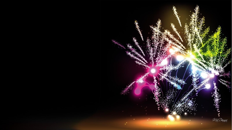 holiday, fireworks, black, fourth-of-july, independence-day, 1080P, bright, sparkles, white, colorfu, 4th-of-july, ii, ceebrate