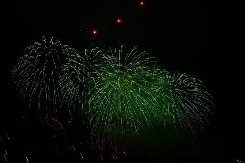 dark, multi colored, rocket, motion, black Color, glowing, new years eve, new years day, 5K, nature, explode, celebration, firework - Man Made Object
