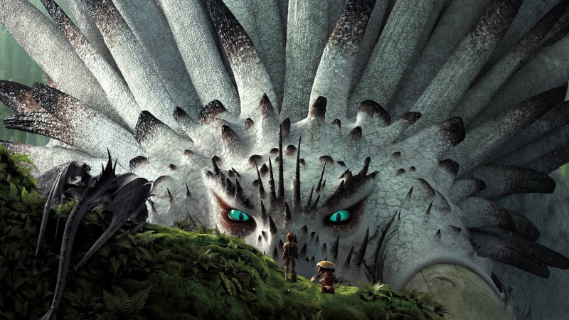 full frame, beauty in nature, green color, Valka (How to Train Your Dragon), directly above, Movie, design, no people, 1080P, close-up, high angle view