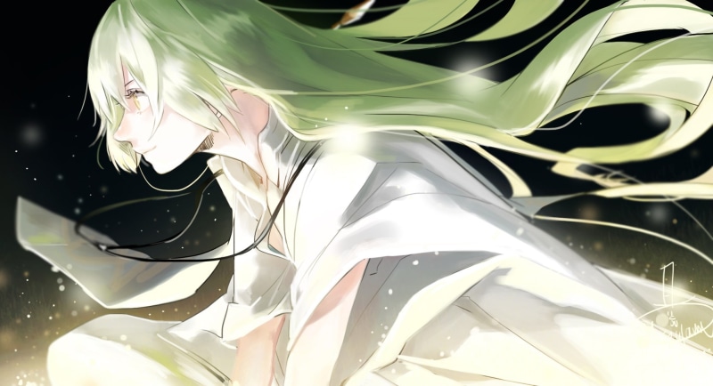 mizutame, fate, male, eyes, 242221, yellow, green, hair, com, long, konachan, grand, enkidu, signed, (series), all, order, tori, 1080P