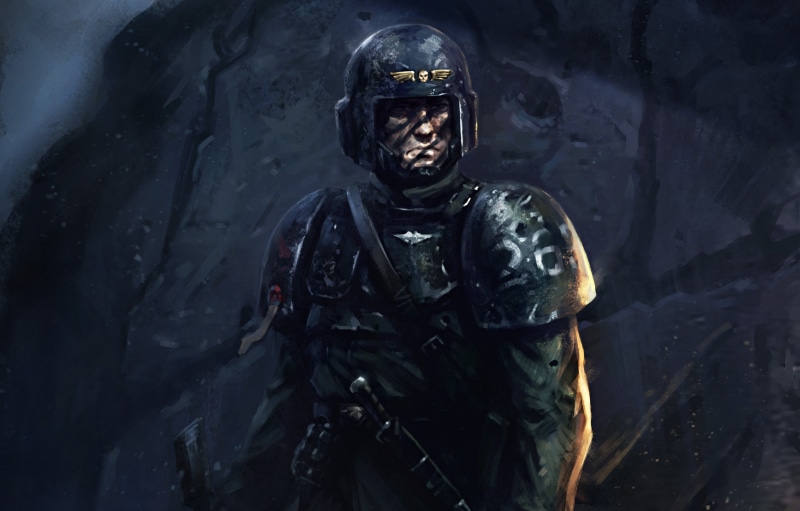 military, special forces, safety, Astra Militarum, Warhammer, armor, looking at camera, army soldier, fiction, men, front view, wearing, government, helmet